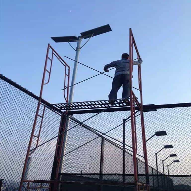 All in one solar light project